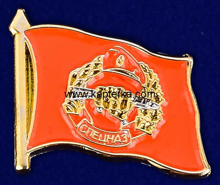 Знак Флаг Спецназ, на пимсе.