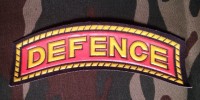 Шеврон Резиновый DEFENCE