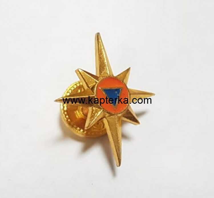 Знак-эмблема МЧС на закрутке новый образец