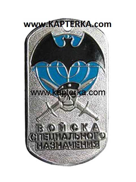 Жетон Цветной Военная Разведка, череп, Летучая Мышь.