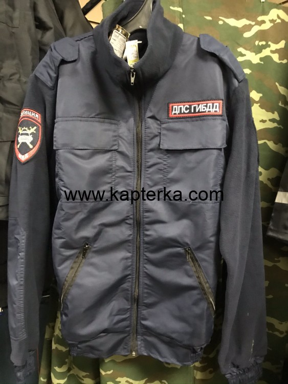 Куртка флисовая ДПС ГИБДД на резинке