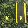 Фальш-погоны К курсант нового образца, двусторонние Цифра/Олива