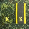 Фальш-погоны К курсант нового образца, двусторонние Цифра/Олива