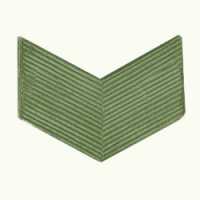 Знак различия Старший Сержант, металлический защитный.  