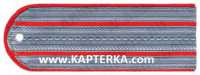 Погоны Полиции, Голубые, 2 красных просвета. ( картон ).