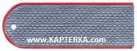 Погоны Полиции, Голубые, красный кант. ( картон ).