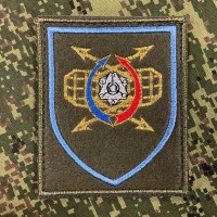 Шеврон 9 РТП 5 Бр ВКС вышитый по 300-му приказу На липе